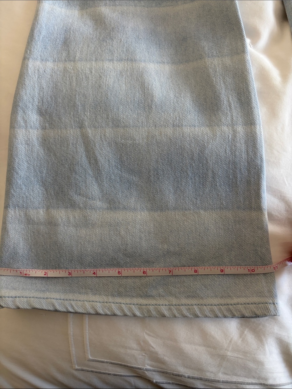 Pale Blue Wide-Leg Jeans - Picture 7 of 7